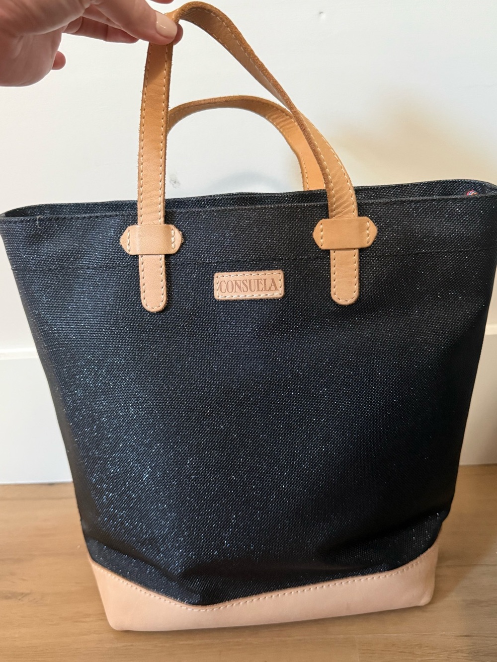 Consuela 2 sided crossbody tote